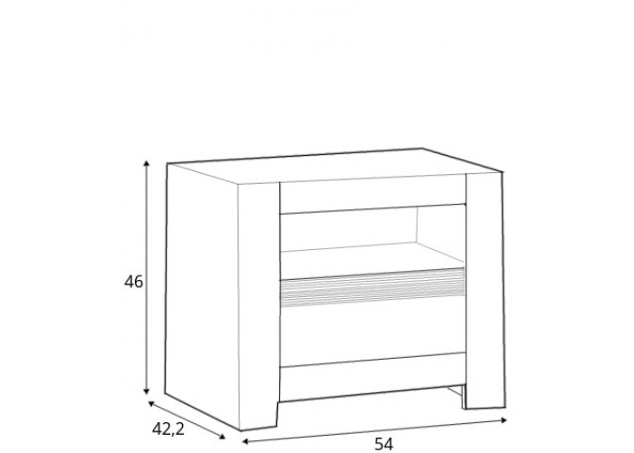 MONTANA K05 nočný stolík