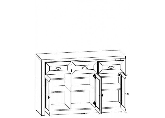 PROVANCE sosna andersen K3SP, komoda
