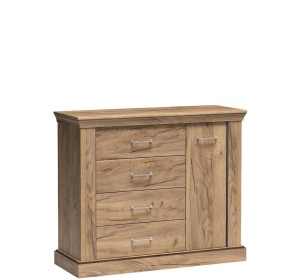 ANTICA dub craft zlatý A-02, komoda