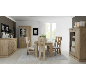 ANTICA dub craft zlatý A-19, závesná polica