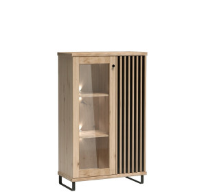 CALI C03-KN, vitrína na kovových nohách