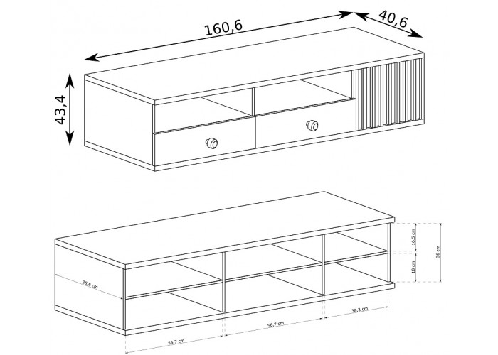 CALI C06, TV stolík