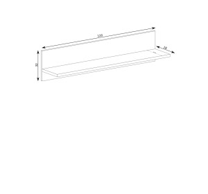 CALI C09, závesná polica