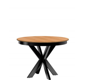 FONTI F10, okrúhly rozkladací jedálenský stôl 110-150x110 cm