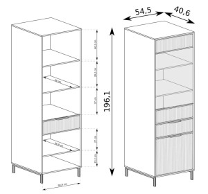 LINKaSTYLES indigo LS05, vitrína