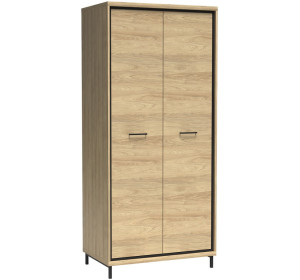 MEDIOLAN M01-KN, šatníkovo-policová skriňa no kovových nohách