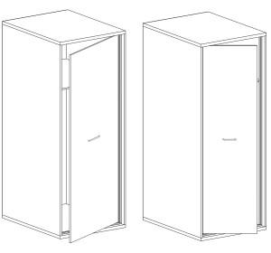 MEDIOLAN M02, šatníková skriňa