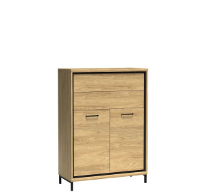 MEDIOLAN M06-KN, komoda na kovových nohách