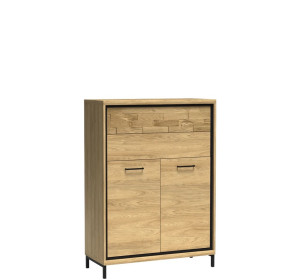 MEDIOLAN M06-KN, komoda na kovových nohách