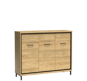 MEDIOLAN M07-KN, komoda na kovových nohách