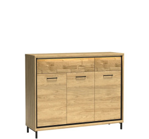 MEDIOLAN M07-KN, komoda na kovových nohách