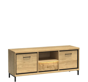 MEDIOLAN M12-KN, TV stolík na kovových nohách