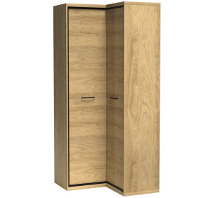 MEDIOLAN M14, rohová šatníkovo-policová skriňa