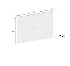 NATURAL N10, závesné zrkadlo