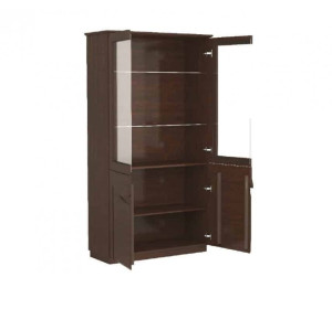 BARI dvojdverová vitrína s osvetlením