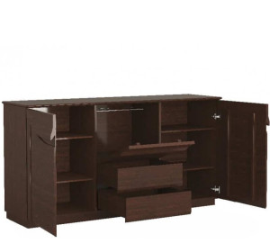 BARI vysoká komoda s barom 2D2SZ