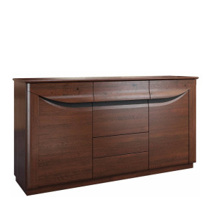 BARI vysoká komoda s barom 2D2SZ