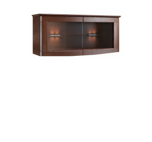 BARI závesná vitrína s osvetlením 2DS 