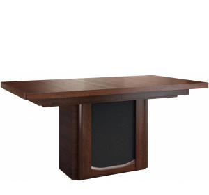 BARI rozkladací jedálenský stôl so stredovou nohou v rozmere 160-360 x 100 cm