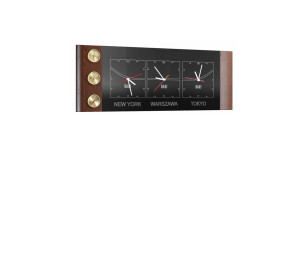 BARI závesná meteo stanica s hodinami, vodorovná