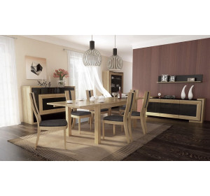 CORINO dvojdverová vitrína 2DS4SZ s osvetlením