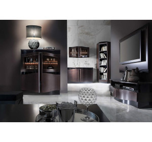 DIUNA dvojdverová vitrína 2DS2D s osvetlením