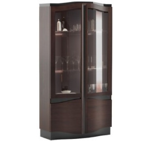 DIUNA dvojdverová vitrína 2DS2D s osvetlením