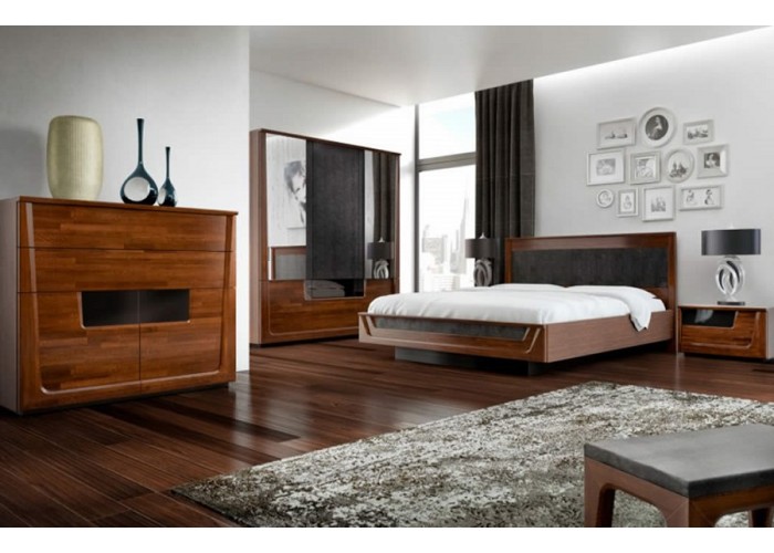 MAGANDA B manželská posteľ z masívu s úložným priestorom 160x200 cm