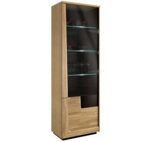 MAGANDA jednodverová vitrína s osvetlením, ľavé prevedenie