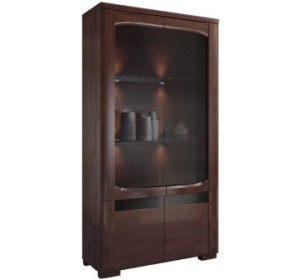 RIVA dvojdverová vitrína s osvetlením