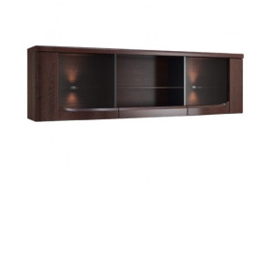 RIVA závesná vitrína s osvetlením 2DS, veľká