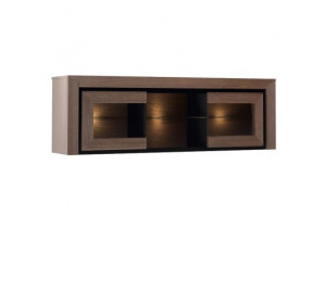 SEMPRE veľká závesná vitrína 2DS s osvetlením