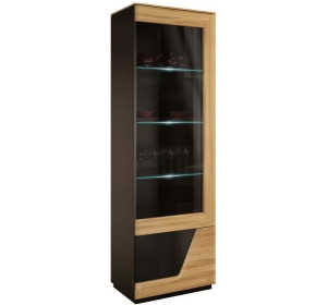 SMART jednodverová vitrína s osvetlením, pravé prevedenie