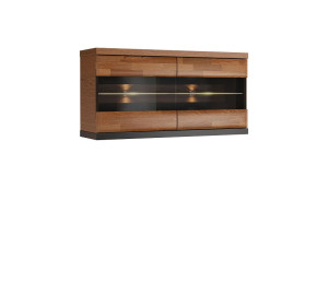 VERANO závesná vitrína 2DS s osvetlením