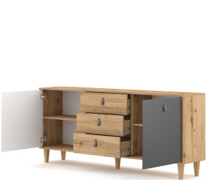 BOLONIA KOM2D3S komoda