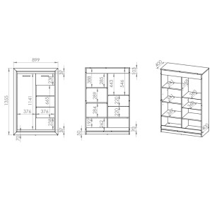 BALTICA dub lefkas 2601, vitrína