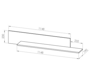 BLANCO 1401, polička