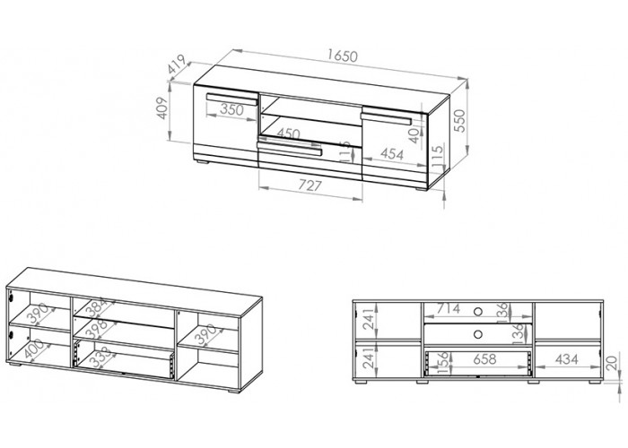 BLANCO 0901, TV stolík