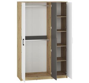 FINI 02, šatníkovo-policová skriňa