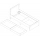 ARIZONA RRL-01 jednolôžková posteľ 90x200 cm s úložným priestorom
