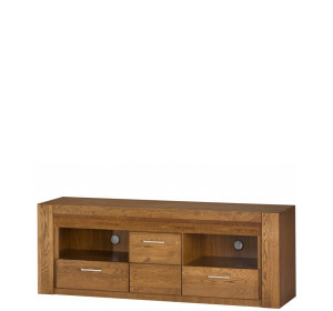 VELVET dub rustikal 25, TV stolík