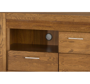 VELVET dub rustikal 25, TV stolík