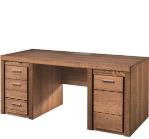 VELVET dub rustikal 37, písací stôl