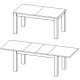 VELVET dub rustikal 40, jedálenský stôl 140-250 x 90cm
