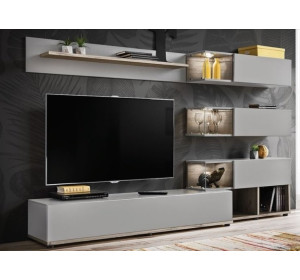 SILK 1 sivá, obývacia stena