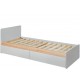 VIVERO BT jednolôžková posteľ 90x200 cm s úložným priestorom