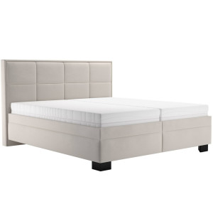 Blanar ELA krémová, manželská posteľ s úložným priestorom 180x200 cm