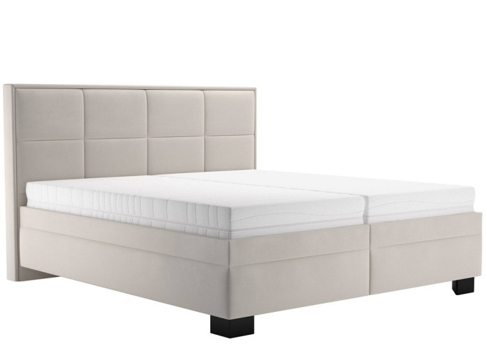 Blanar ELA krémová, manželská posteľ s úložným priestorom 180x200 cm