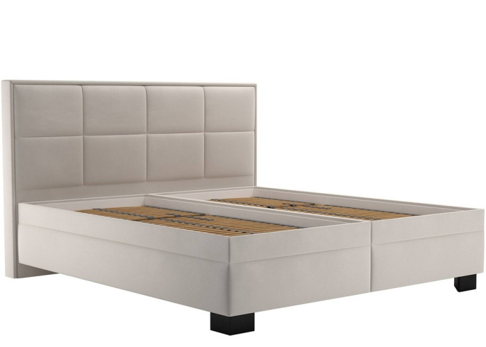 Blanar ELA krémová, manželská posteľ s úložným priestorom 180x200 cm