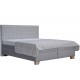 ELLA B sivá, vysoká posteľ s matracom, roštom a úložným priestorom 180x200 cm